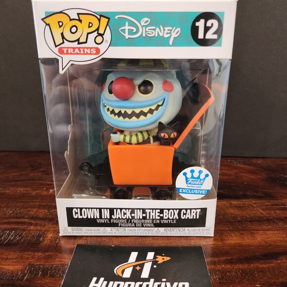 Disney Clown in Jack-in-the-Box Cart Funko PoP! Vinyl Figure Exclusive - Picture 1 of 8